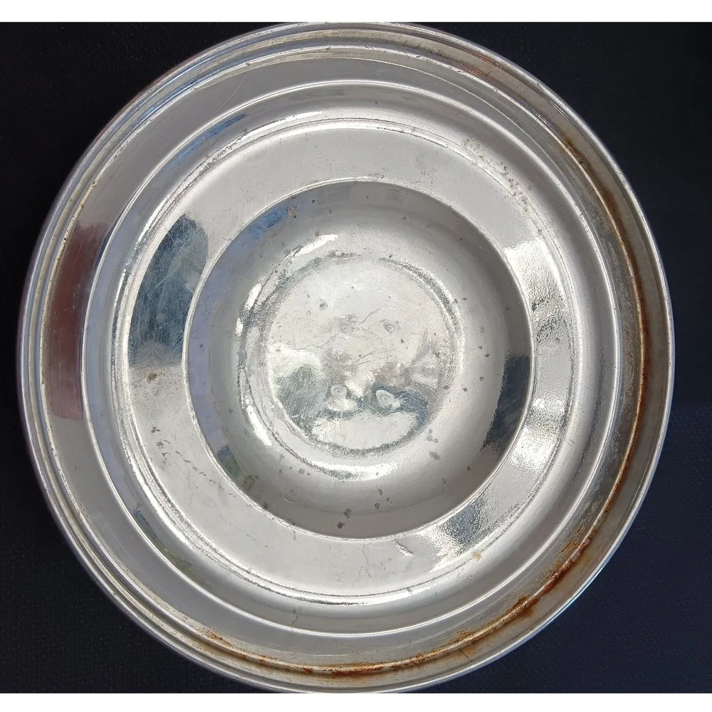 Vintage Williams Sonoma Pudding Mold 7.5in Fluted Lid Portugal Grande‎ Cuisine